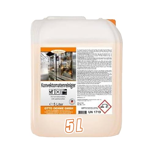 Lorito frisch & sauber Konvektomatenreiniger Konzentrat 5 L - Grillreiniger & Backofenreiniger extra stark, Kraftvoll gegen Fett, Verkrustungen, Verschmutzungen & Öl