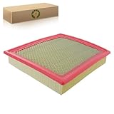 UIU CA10262 Replacement Engine Air Filter Efficient Filtration Offers 99% Air Purification, Fits