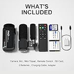 Video Camera, 1080P 30MP Camcorder IR Night Vision Vlogging Camera for YouTube,3.0" LCD Screen 18X Digital Zoom Recorder Camera with Remote Control, Microphone, Mini Tripod, 2 Battries, 32GB SD Card - Image 2