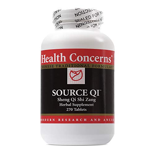 Health Concerns - Source Qi - Sheng Qi Shi Zang Chinese Herbal Supplement - Raise The Qi and Consolidate The Organs Pill - Digestive Health Support - with Ailanthus Cortex - 270 Count