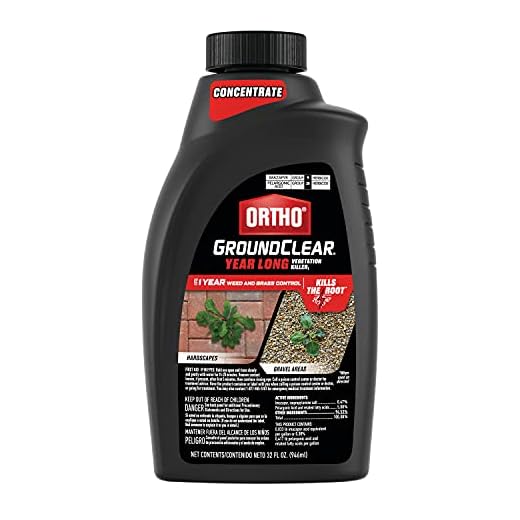 Ortho GroundClear Year Long Vegetation Killer1, Concentrate, Kills Tough Weeds and Prevents Re-Growth Up to 1 Year, 32 oz.