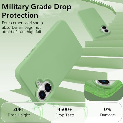 Coque iPhone 17 Magsafe silicone matcha protection antichoc fine - 7