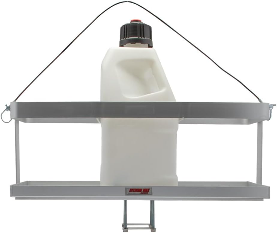 Extreme Max 5001.5861 Aluminum Trailer-Mount Race Fuel Jug Holder - Fits Three 5 Gallon Fuel Containers