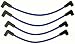 Marine Plug Wire Set for Johnson Evinrude 90 and 115 Hp 4 Cyl Compare to 18-8839 and 9-28092