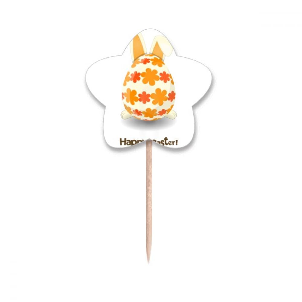 Cure-dents lapin de Pâques pour sublimer vos buffets et cupcakes de fête en famille