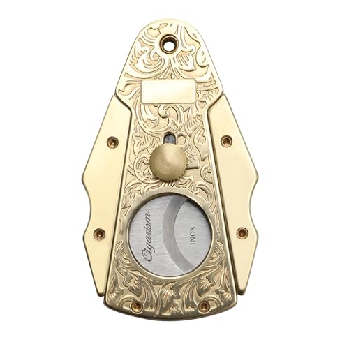 Foxmox Engraved Guillotine Cigar Cutter