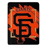 MLB 46x60 Dimensional Design Micro Raschel Throw Blanket (San Francisco Giants)