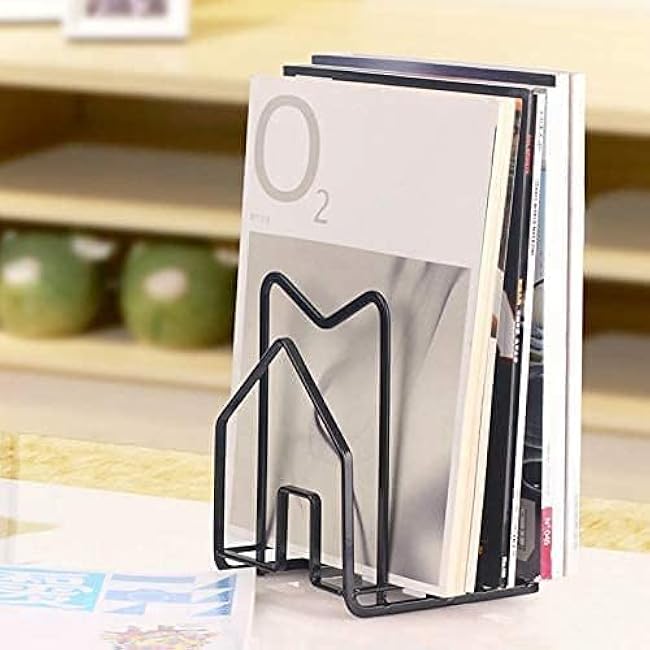 LINFIDITE Cutting Board Holder Chopping Boards Organizer Holder Kitchen Countertop Pot Pan Lids Rack Kitchenware Organizer Flat Steel 4.92 x 5.7 x 8.47 in. Black