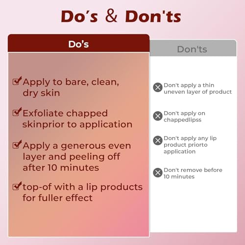 QCMME Lip Liner Stain Peel Off with Tweezer, Long Lasting Matte Lip Tattoo, Highly Pigmented Color Lip Makeup, Waterproof, Transfer-proof Lipstain for Women, WARM ROSE