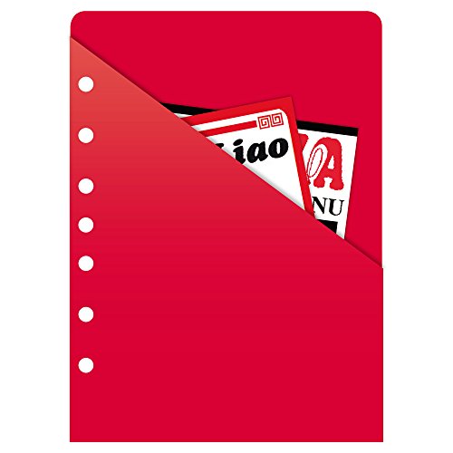 Day-Timer Colorlife Loose-Leaf Slash Pockets, Desk Size, 5.5 X 8.5 Inches, Assorted Colors, 4 Pack (87298) #TOP5