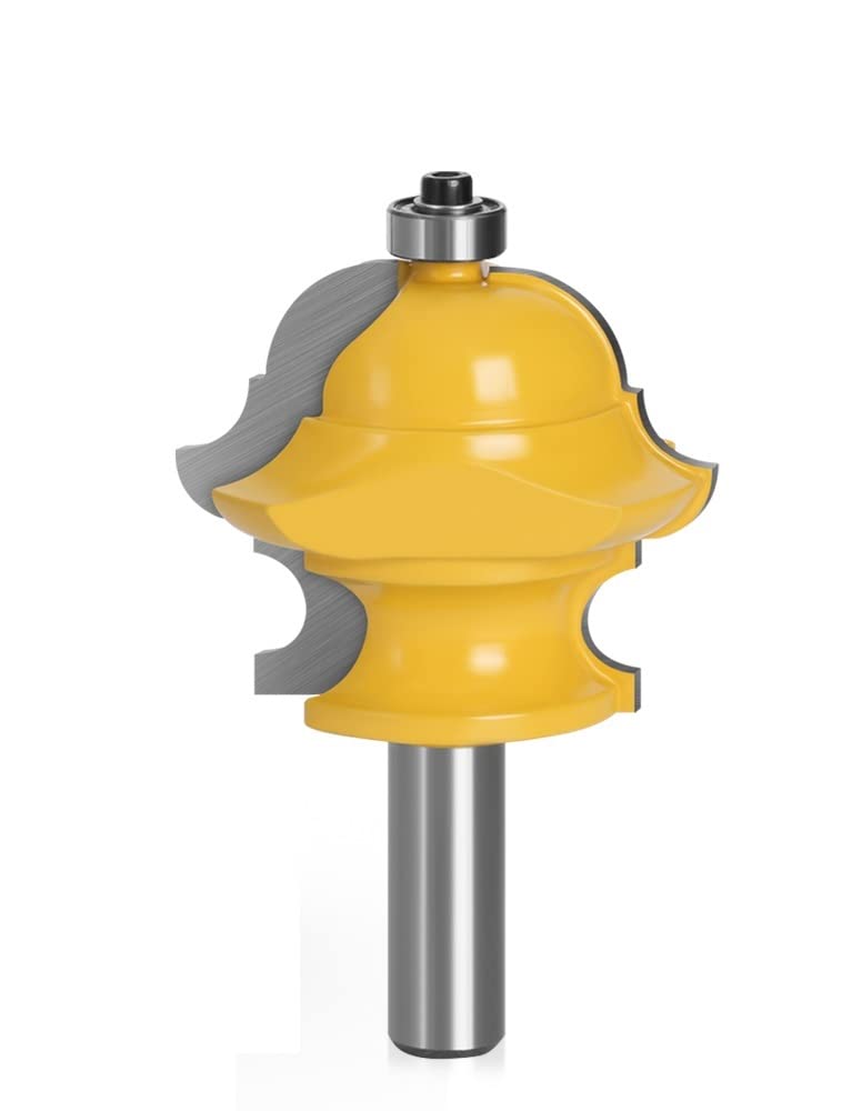 1 pieza 12mm 1/2 vástago multiforma multiperfil moldura enrutador broca puerta fresa for herramientas de carpintería de madera MC03085(12.7mm shank)