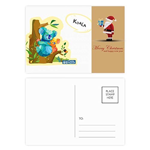Cartes postales Australie Koala et Eucalyptus lot de 20 de Noël