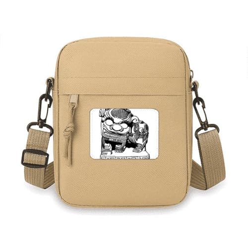 Sac à bandoulière pour téléphone chic avec motif patriotisme noir aux finitions soignées