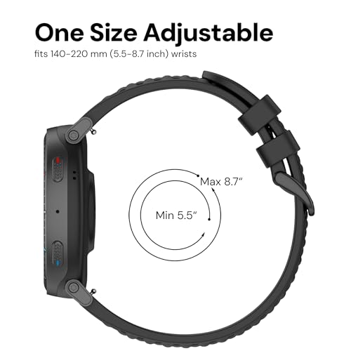 UPZOBU 3-Pack 22mm Silicone Watch Band for Amazfit Active Max Band by UPZOBU - Used condition - Image 4