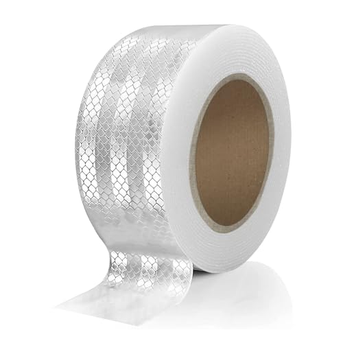 Nastro Catarifrangente Adesivo 50 Pezzi - Strisce Riflettenti Per Moto E Biciclette - Foto 2