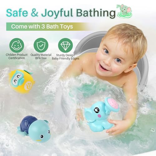 Image of Inaya Baby Bath Seat for Babies 6 Months & Up, Non-Slip, Safe and Comfortable Bathub Chair for Sitting-Up, Ideal Open Design - Essential Bath Time Support (Blue)