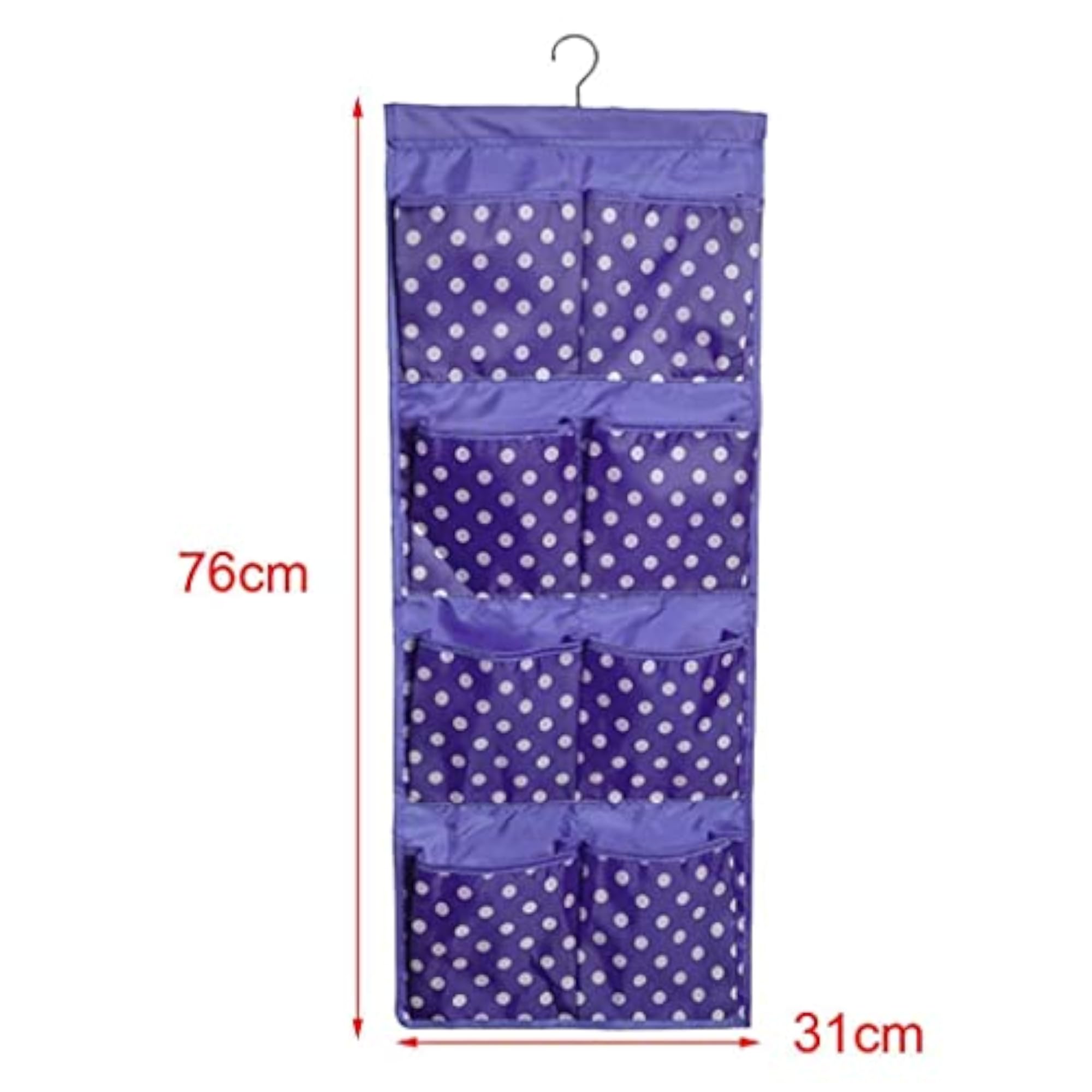 12 Pockets Wall Hanging Organizer, Round Dots
