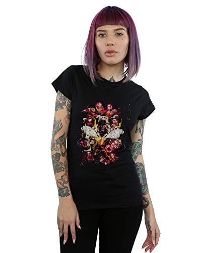 Marvel Women's Avengers Endgame Distressed Thanos T-Shirt Black Medium