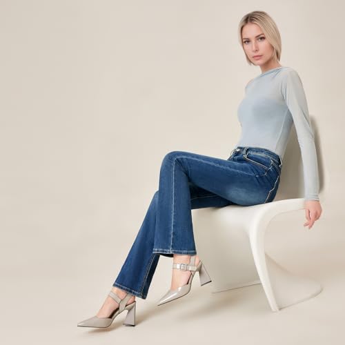 Women's Pumps Closed Pointed Toe Heels for Women Dressy Unique Heels Comfortable Dress Shoes4