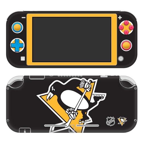 Skin Vinyle Pittsburgh Penguins NHL Haute Précision pour Console Portative Nintendo Switch Lite