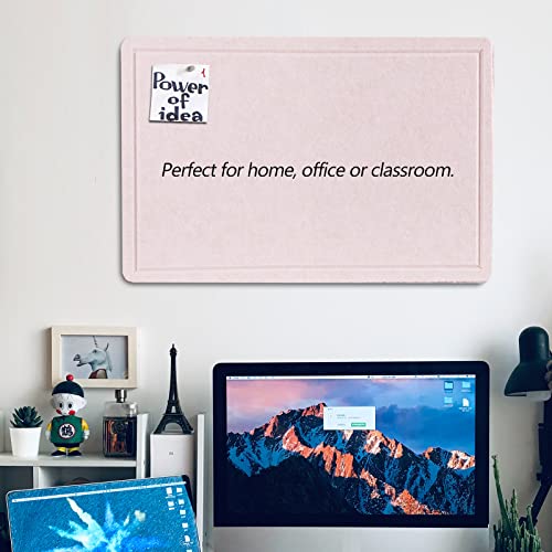 Egino Felt Bulletin Board, 15.7' X 23.6' Pin Board For Offices Home Wall Decoration, Notice Board With Push Pins For Paste Notes, Photos, Schedules Better Than Cork Board(Gray) #TOP4