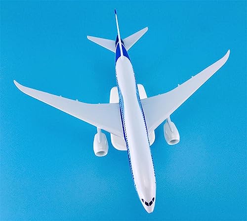 Avión Boeing B787 miniatura 18 cm escala 1:300 adorno de metal para despacho de pilotos 2