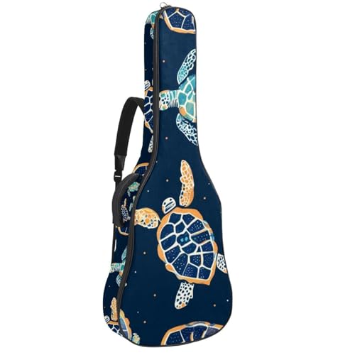Sac guitare acoustique 109 cm à motif pour transporter votre instrument en répétition