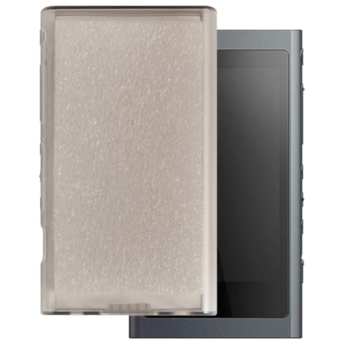 OAGELIM �P�[�X Sony NW-A55 �Ƃ̌݊������� Case �ϏՌ�TPU�\�t�g�t���L�V�u���W�F���ی�d�b�J�o�[ �σX�N���b�`���~���^���[���x���̑ϗ��� (�u���b�N)