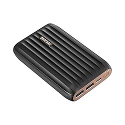 Zendure X5 USB-C Hub e Power Bank con 15000mAh (Resistente, 4-Port Quick Charge 3.0, 45W Power Delivery per iPhone, MacBook, iPad, Android, Nintendo Switch, USB-C, per bagalio a Mano), Nero