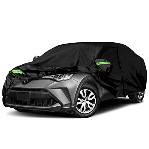 Image of 6 Layers Waterproof Car Covers Replace for 2018-2026 Toyota C-HR | All Weather Car Cover with Cotton Liner, Zipper Door, Windproof Bands for Snow Rain Dust Protection