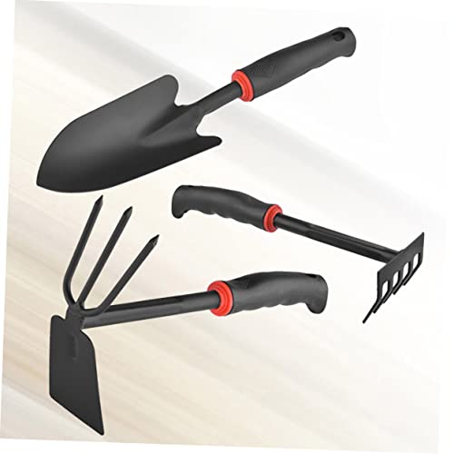 TEHAUX 1 Conjunto/3 Pçs Cabo De Ferramenta Escavação Transplante/Planta Semeadura Enxada Antiderrapa