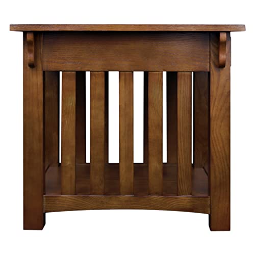 Leick Furniture Mission Drawer End Table, Solid Ash And Oak Veneers #TOP7