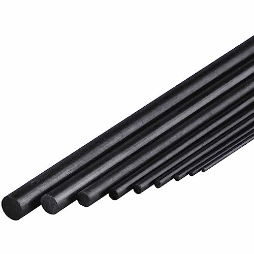 CFK-Rundstab Carbon Kohlefaser Ø1,0 bis Ø10,0mm x 1000mm für Einsatz im...