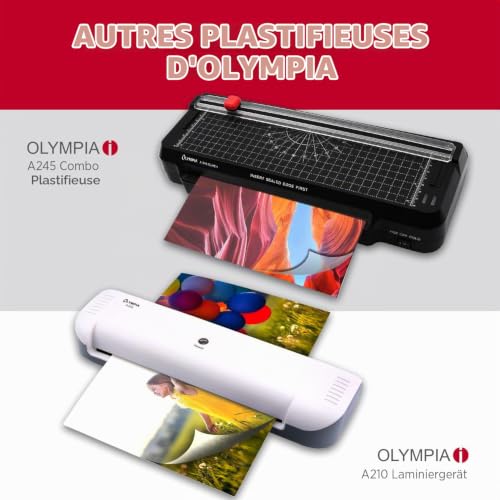 Olympia 4 en 1 SET Plastifieuse température chaud/froid Noir – vue 8