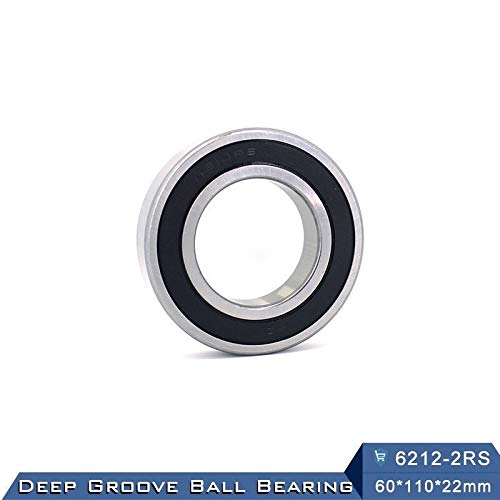 Amazon | 耐久性 6212RSベアリングABEC-3深溝玉軸受6212RZ