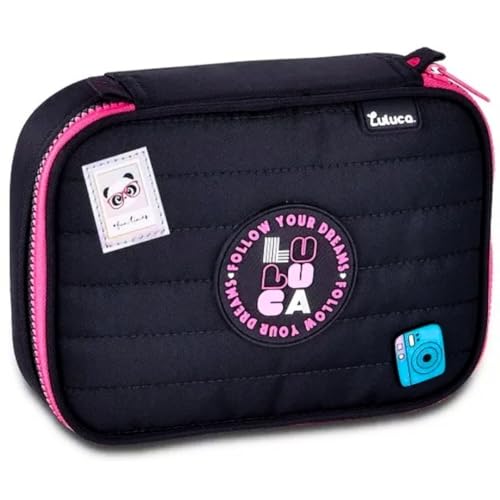 Estojo Escolar Juvenil Youtuber Luluca PRETO