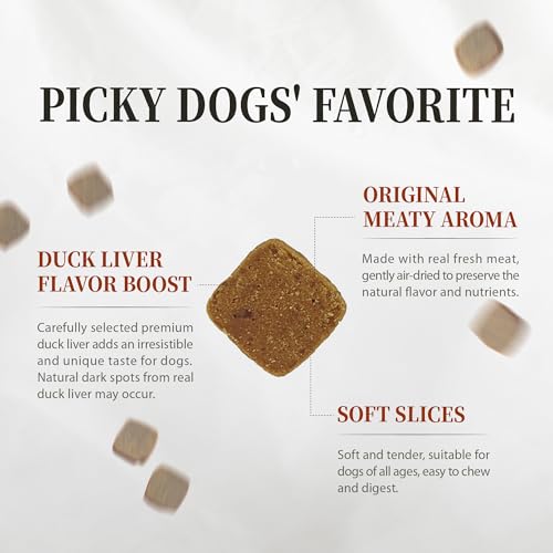 Herz Air-Dried Dog Food – Beef & Duck Liver Recipe (1 lb) | All-Natural, High-Protein, Grain-Free, Limited Ingredients, Complete & Balanced, Premium Canine Cuisine - Image 5