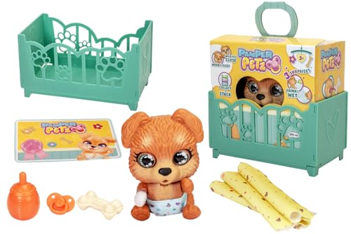 Bébé interactif pour chien Pamper Petz Puppy Simba avec yeux endormis