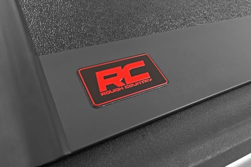 Rough Country Hard Low-Profile Tri-Fold Tonneau Cover for Jeep Gladiator JT (2020-2025) - Low-Profile Aluminum Truck Bed Cover - image 7