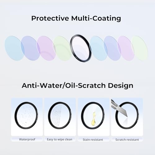 Image of SMALLRIG UV Filter with Lens Hood Kit for FUJIFILM X100VI / X100V, UV Filter with 99% Light Transmission, Anti-Flare & Anti-Ghosting, Lens Hood in Aluminum Alloy, Black - 5850