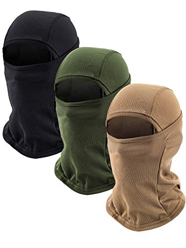 3 Pieces Balaclava Mask Motorcycle Windproof Camouflage Fishing Face Cover (Color Set 4)