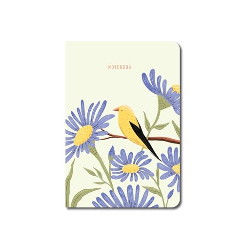 Image of FACTOR NOTES A6 Notebook (Golden Perch)| Ruled, 160 Pages, 90 GSM Thick Paper | Cute Aesthetic Notebook for Women