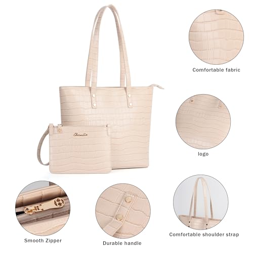 Image of Chinllo Tote Bag for Women, Medium Top Handle Handbags Purse