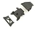 Team Losi Front Bulkhead/Kickplate/Brace Set: Mini-T