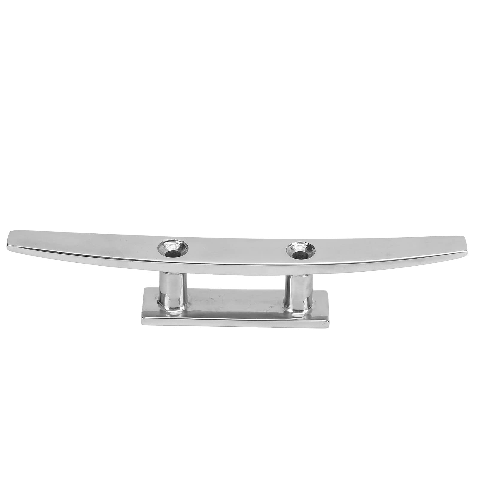 Ausla Cornamusa Plana de Acero Inoxidable, Cornamusa Marina de 250 Mm para Muelle de Yates, Barcos, Cornamusas de Amarre, Kayak, Cornamusa de Amarre