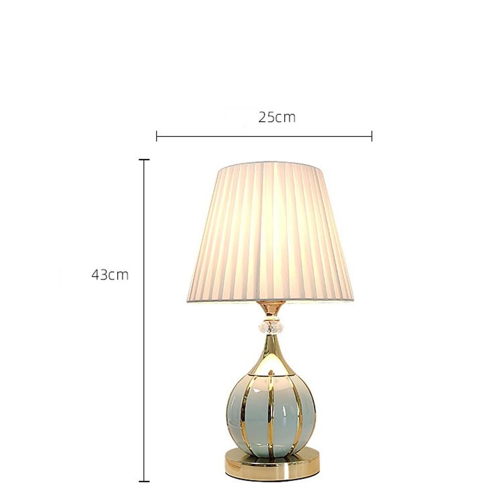 Strumenti di illuminazione Lampada da scrivania, comodino, camera letto, ceramica, atmosfera nuziale Camera da letto