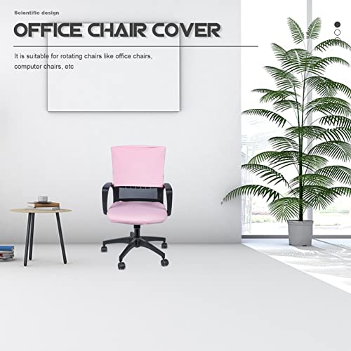 Funda para silla de oficina para cubrir tapizados desgastados con tejido elástico 7