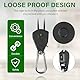 NCCHDZSW Ratchet Hanger 4 Stück 1/8 Zoll Seilratsche mit Haken Seilzugratsche Einstellbare Seil Ratsche Verstellbarer Seilaufhänger für Outdoor Camping Zelte Vorzelte Wachsen Pflanze Lampe