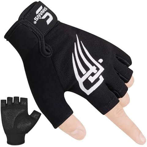 SAWANS Gym Weight Lifting Gloves with Grip Cover