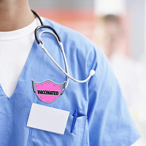 I Have Been Vaccinated Pin Mask Metal Lapel Pin Men And Women Brooches 6 PCS